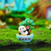 Panda Bao Bao Qing Song Haoyun Caja Sorpresa Panda de la Fortuna Figura de Escritorio Dibujo Animado Juguete de Moda Decoración Regalo