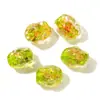 Hanyuyuan Polvo de Lámina de Vidrio de Forma Irregular de Colores Cuentas Sueltas Accesorios DIY Artesanías de Cuentas Accesorios para Joyería Cuentas de Vidrio