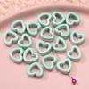 Novo produto 2022 Halo oco amor contas de cerâmica DIY joias feitas à mão esmalte de flor contas de porcelana acessórios para pulseira Atacado