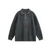 Northbound Moda Masculina 2026 Outono/Inverno Novo Suéter de Tricô Gola Alta Liso para Homens, Caimento Solto, Gola Reversível, Jaqueta para Casal
