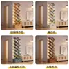 Estantería Librería Estante de Almacenamiento de Pie Sala de Estar Armario de Almacenamiento con Forma de Árbol Armario de Almacenamiento Vitrina para el Hogar Estante de Almacenamiento Simple