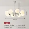 Luz principal moderna para quarto de estudo Bauhaus, luz geométrica de sala de jantar estilo industrial, lustre de arte de designer para hall de estar