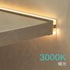 Lámpara de gabinete trasero para tarjetas de 18 mm tipo hebilla sin ranuras, luminosa por ambos lados, para mueble bar, librero, vitrina, armario para ropa, lámpara de pie