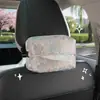 Blue Rain Estilo Chino Nuevo Caja de Pañuelos para Coche Creativa Sensación de Alta Gama Caja del Reposabrazos del Coche Caja de Pañuelos Deslizante Interior del Coche Bolsa de Pañuelos para Respaldo del Asiento