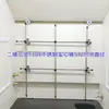 Gabinete de Ventilación Rejilla Sintética Estante Estante de Fijación de Tubería de Doble Fila Estante de Gabinete de Ventilación Varilla de Conexión de Acero Inoxidable Conexión de PP