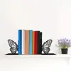 Mariposa de Metal Hueca Almacenamiento de Libros para Estudiantes Atril Estantería Organización de Tareas Atril Carpeta Creativa Tope de Libro