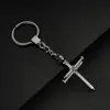 Llavero de Cruz de Clavos Transfronteriza Llavero Creativo Personalizado Colgante de Metal Colgante para Mochila de Estudiante Venta al por Mayor
