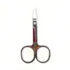Tijeras para depilar cejas de acero inoxidable al por mayor del fabricante Tijeras de belleza para maquilladores Tijeras para recortar vello nasal de punta redonda Herramientas de belleza