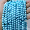 Cuentas de vidrio de color sólido en 14 colores macaron para pulseras hechas a mano, collares y accesorios de joyería con cuentas para DIY, hilos completos de cuentas sueltas