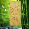 Banner de Pano Pendurado de Bambu em Estilo Chinês Quarto de Casamento Vestido de Noiva Fundo para Fotografia Decoração Sala de Estar Interno e Externo Arranjo Colorido