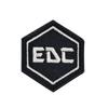 Mini Hexágono Bordado Completo Velcro Outdoor Fogueira Floresta Emblema Adesivo de Tecido Bordado Adesivo para Mochila EDC Patch
