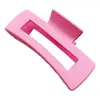 Pinza de Garra Cuadrada Grande Mate Estilo Coreano Pinza de Tiburón de Plástico Temperamento Pinza para el Cabello Color Caramelo Pinza para el Cabello Pinza para el Cabello