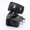 Modificación de Coche con Interruptor de Balancín LED para Barco, Nave, Yate, 12-24V, Dos Velocidades, 5 Pines