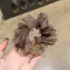 Gomas para el pelo únicas y elegantes, versátiles para coletas y moños, scrunchies de alta gama estilo coreano para mujeres