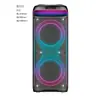 Luces de Línea Dobles de 12 Pulgadas Karaoke Casero Cantando Luces RGB Audio Bluetooth Altavoz Bluetooth