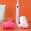 Cepillo de Champú Artefacto Cepillo de Champú de Silicona Limpieza del Cuero Cabelludo Peine Suave para Baño Herramienta de Peluquería Cepillo de Masaje para Baño