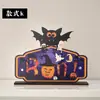 Decoraciones de Calabaza de Dibujos Animados Creativos para Escritorio de Halloween Tienda Decoración Escena Ambiente Montaje Disfraz Accesorios para Fotos