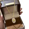 Llegada Nueva 2025 Industria Pesada Flor de Iris Collar Completo de Diamantes para Mujer Lujo Ligero Retro Versátil Collar de Gama Alta Collar para Clavícula