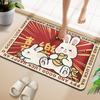 Bonita alfombrilla de baño de diatomeas, antideslizante, de secado rápido, absorbente, para puerta de baño, cocina, inodoro, alfombrilla para pies