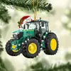 Enfeites de Natal Caminhão Entusiastas de Carros Festa de Natal Decorações Penduradas Motorista Decoração de Natal Pingente Acrílico Plano