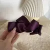 Presilha de Cabelo Preta com Laço Estilo Coreano para Mulheres Grampo para Parte de Trás da Cabeça Luxo Leve Toque de Alto Padrão Presilha de Rabo de Cavalo Presilha Banana Acessórios de Cabelo Acessório de Cabeça