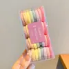 Cuerda Duradera para Trenzar el Cabello, Accesorio para el Cabello de Goma, Goma Elástica de Alta Gama Morandi, Cuerda Negra para el Cabello que No Aprieta, Cuerda de Cabello Colorida