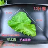 Simulação Folhas de Alface Pequenas Modelo de Vegetal Folhas de Vegetais de PVC Exibição de Alimentos de Cozinha Adereços para Sessão de Fotos de Fazenda Restaurante
