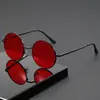 Marco Redondo Pequeño Delgado Gafas de Sol Redondas de Moda Gafas de Sol Retro Espejo de Príncipe Anti-UV Fabricante Gafas al por Mayor