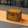 Mini Caixa de Armazenamento Vintage Estilo Chinês Caixa de Joias Embalagem de Joias Caixa de Presente Artesanato em Madeira Adereços de Cinema e Televisão