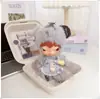 Solo ropa de muñeca: Colgante de muñeca de peluche de vinilo de la serie Hirono Road Log, Ropa de muñeca Hirono, Camiseta, Ropa interior, Delantal