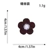 Populares Flores Bordadas de Cinco Pétalos Solubles en Agua en Múltiples Colores para Fundas de Teléfono, Accesorios para el Cabello, Ropa Infantil, Bolsas, Parches Decorativos DIY