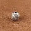 Yabin 999 Cuentas Espaciadoras de Plata Pura Estilo Retro Calabaza Vieja Dragón Diseño DIY Pulsera Cuerda Trenzada Accesorios Material Cuentas Sueltas