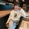 Camiseta de Manga Larga para Niña 2026 Nueva Primavera/Otoño Algodón Puro Capa Base Infantil Niña Elegante Moda Top Tendencia T