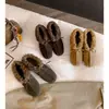 Super Macios e Fáceis de Combinar ~ Sapatilhas Peludas de Inverno 2025 com Sapatilhas de Laço, Boca Profunda, Sapatos de Algodão Quentes Espessados