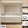 Lavabo moderno minimalista lavabo integrado piel Corian lavabo integrado mueble de baño lavabo mueble de baño minimalista