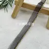 Cadena de Cuentas de Encaje de un Solo Lado Cadena de Malla de Cadena de Cuentas de Cobre Metálico Accesorios para Ropa Bordes de Ropa DIY Decoración de Bolsos