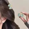 Pinza para el Cabello con Forma de Estrella de Mar, Concha y Perla Temática del Océano para Mujer, Ambiente de Vacaciones de Verano en la Costa, Pinza de Garra de Alta Gama, Pinza de Tiburón