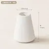 Vaso de Flor de Estilo Cream Nordic para Sala de Estar com Listras Verticais Brancas Decoração de Arranjo de Flores Vaso de Plástico Moderno Simples