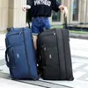 Bolsa de viaje con ruedas de gran capacidad transfronteriza, bolsa de equipaje de tela Oxford de 32 pulgadas, bolsa plegable con ruedas de arrastre, expansión alta adicional