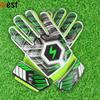Luvas de Goleiro com Proteção para os Dedos, Luvas de Goleiro para Adultos, Luvas de Látex Espessadas Antiderrapantes para Crianças, Jogo de Futebol, Treinamento