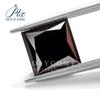 Piedra Suelta de Moissanita Negra Se Puede Montar como Cara de Anillo, Piedra Suelta para Joyería, Se Puede Enviar Individualmente, Piedra Negra de Diamante para Joyería