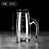 Dispensador de Licor de Vidro Vinho Estrangeiro Decanter de Vinho Tinto Household Hotel Dispensador Pequeno de 100ml com Balança