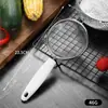 Acero inoxidable oreja puntiaguda mango de madera colador pequeño casero cocina leche de soya jugo filtro de residuos de té herramientas de repostería tamiz para harina