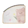 Cortinas para ventana de coche Blue Rain incrustadas, con diseños de tulipán y oso de dibujos animados, para protección solar, aislamiento térmico y sombreado; cortinas para ventana lateral de coche