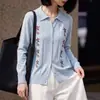 Suéter de Punto con Cuello Polo Bordado Hueco, Versátil para Otoño e Invierno, Estilo Old Money, Elegante Top Vintage Simple de Lana Fina