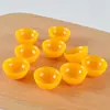 Plástico Miniatura simulação comida e tigela de brincar modelo ornamentos casa de boneca acessórios DIY mini louça de cozinha tigela pequena