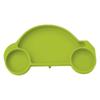 Em estoque Venda por Atacado Prato de Silicone para Jantar Infantil Suprimentos Maternos e Infantis Carro Três Compartimentos Antiderrapante Anti-queda Prato de Jantar Tigela de Comida
