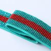 2.5-5CM Color Engrosado Patrón de Tanque Borde de Media Luna Alta Elasticidad Cintura de Pantalones Banda Elástica Micro Elástico Material de Zapato sin Lanzadera Goma