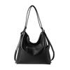 Bolsa grande estilo coreano bolsa feminina 2024 nova moda all-match primavera e verão textura popular viajante banda larga ombro bolsa do mensageiro