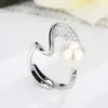 Huayoumei Joyería Anillo de Perla Joyería Perla de Nanyang Perla Blanca Australiana Perla Gris Misteriosa Moda Femenina Versátil Nicho